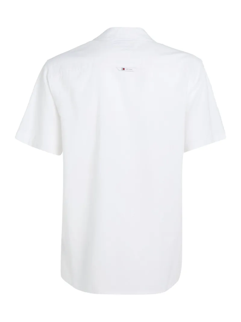 Tommy Jeans Hemden|Big Boys*TJM LINEN BLEND CAMP SHIRT EXT white