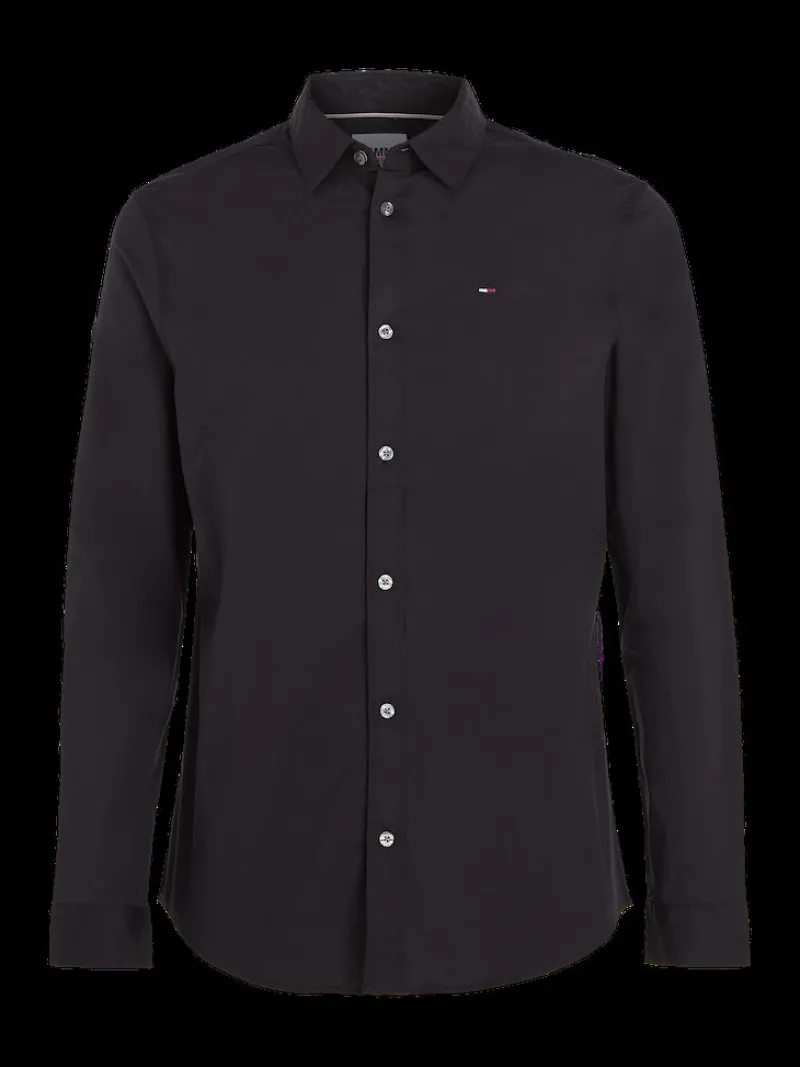 Tommy Jeans Hemden*TJM ORIGINAL STRETCH SHIRT Black