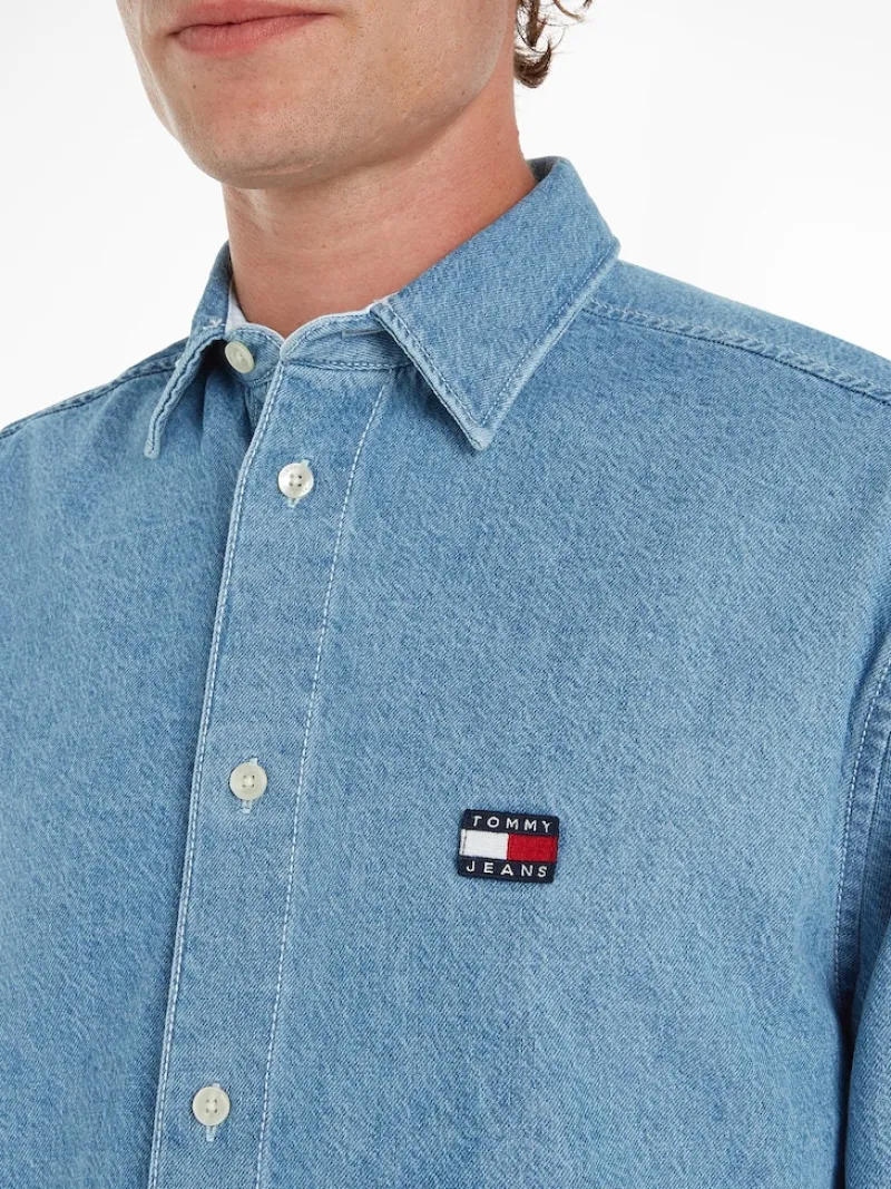 Tommy Jeans Hemden*TJM OVZ ARCHIVE DENIM OVERSHIRT Blau
