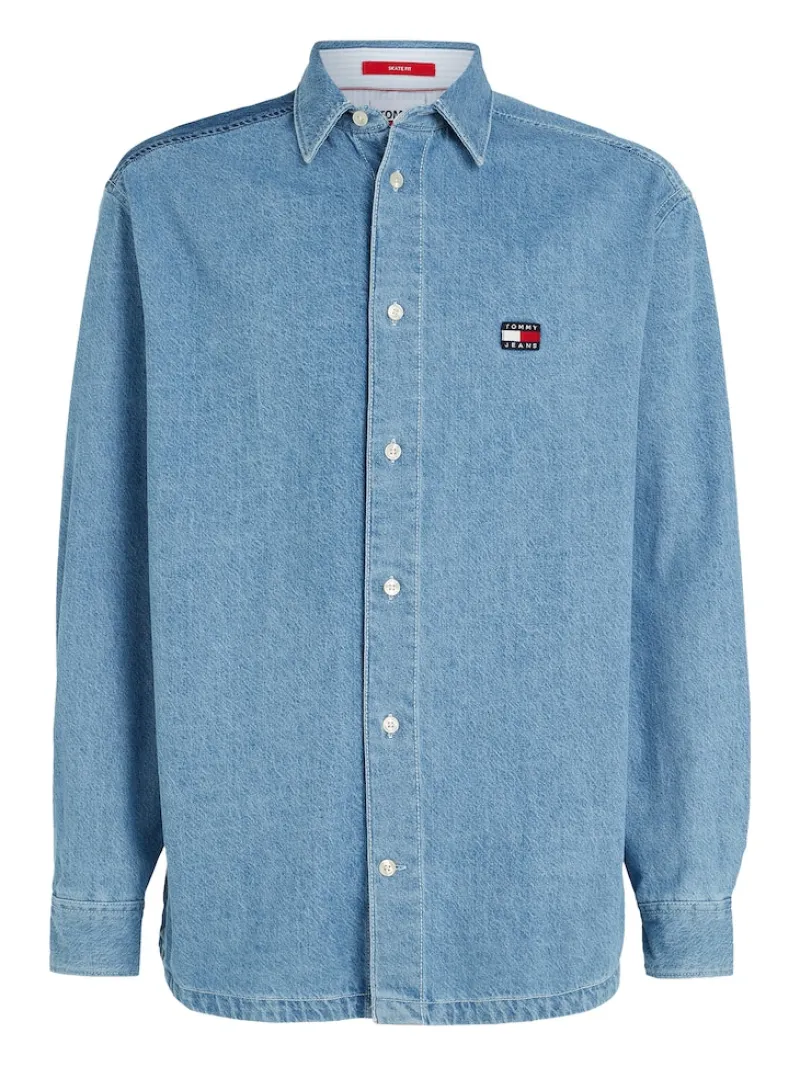 Tommy Jeans Hemden*TJM OVZ ARCHIVE DENIM OVERSHIRT Blau