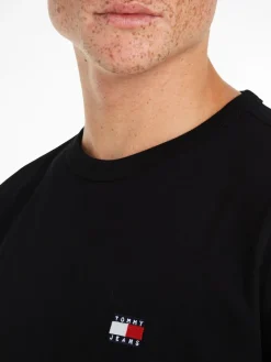 Tommy Jeans Shirts|Big Boys*TJM REG BADGE TEE EXT Black