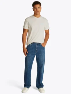 Tommy Jeans Shirts|Big Boys*TJM REG BUBBLE BACK SS TEE EXT ancient white