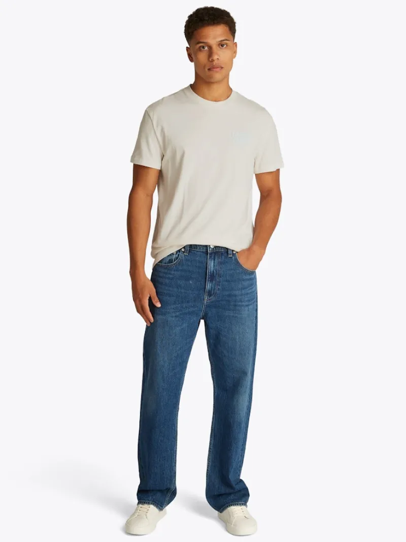 Tommy Jeans Shirts|Big Boys*TJM REG BUBBLE BACK SS TEE EXT ancient white