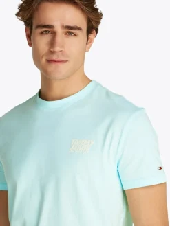 Tommy Jeans Shirts|Big Boys*TJM REG BUBBLE BACK SS TEE EXT spring mint