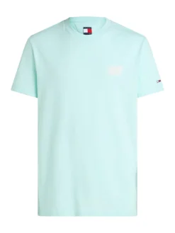 Tommy Jeans Shirts|Big Boys*TJM REG BUBBLE BACK SS TEE EXT spring mint