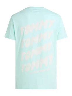 Tommy Jeans Shirts|Big Boys*TJM REG BUBBLE BACK SS TEE EXT spring mint