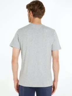 Tommy Jeans Shirts*TJM REG CORP LOGO TEE lt grey htr