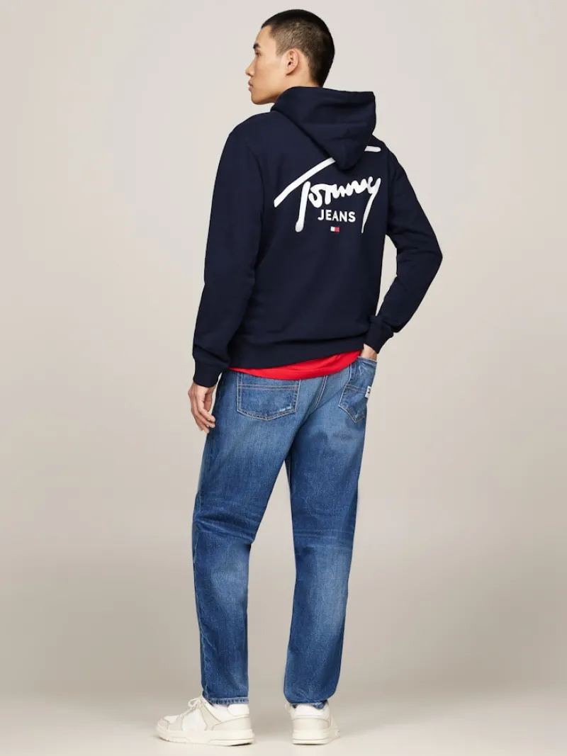 Tommy Jeans Pullover & Sweatshirts*TJM REG ENTRY GRAPHIC HOODIE EXT dark night navy