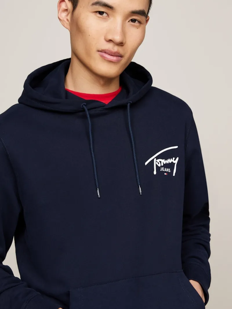Tommy Jeans Pullover & Sweatshirts*TJM REG ENTRY GRAPHIC HOODIE EXT dark night navy