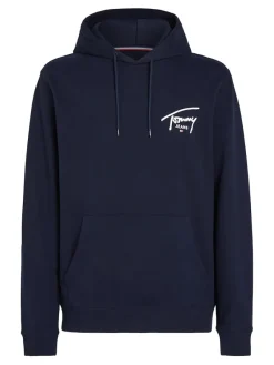 Tommy Jeans Pullover & Sweatshirts*TJM REG ENTRY GRAPHIC HOODIE EXT dark night navy