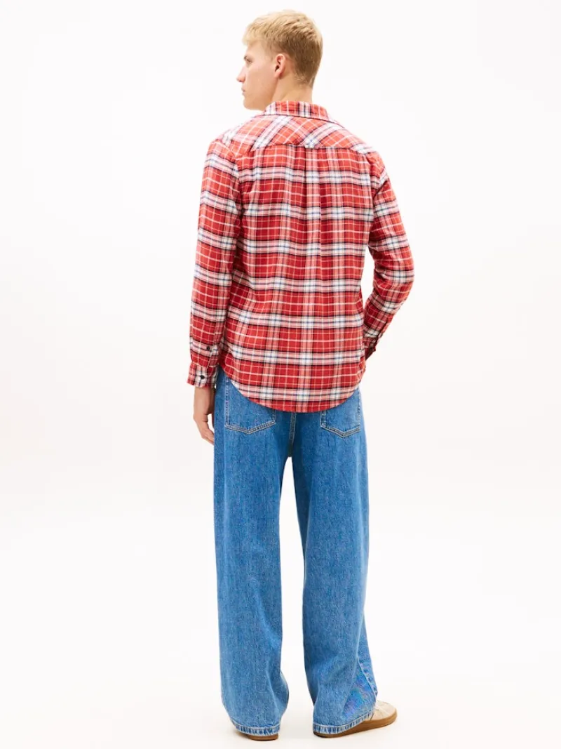 Tommy Jeans Hemden|Big Boys*TJM REG FLANNEL CHECK SHIRT EXT terracotta red-big check