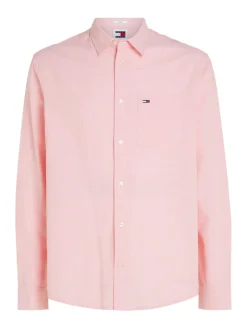 Tommy Jeans Hemden|Big Boys*TJM REG LINEN BLEND SHIRT Tickled Pink