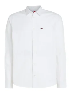 Tommy Jeans Hemden|Big Boys*TJM REG LINEN BLEND SHIRT white