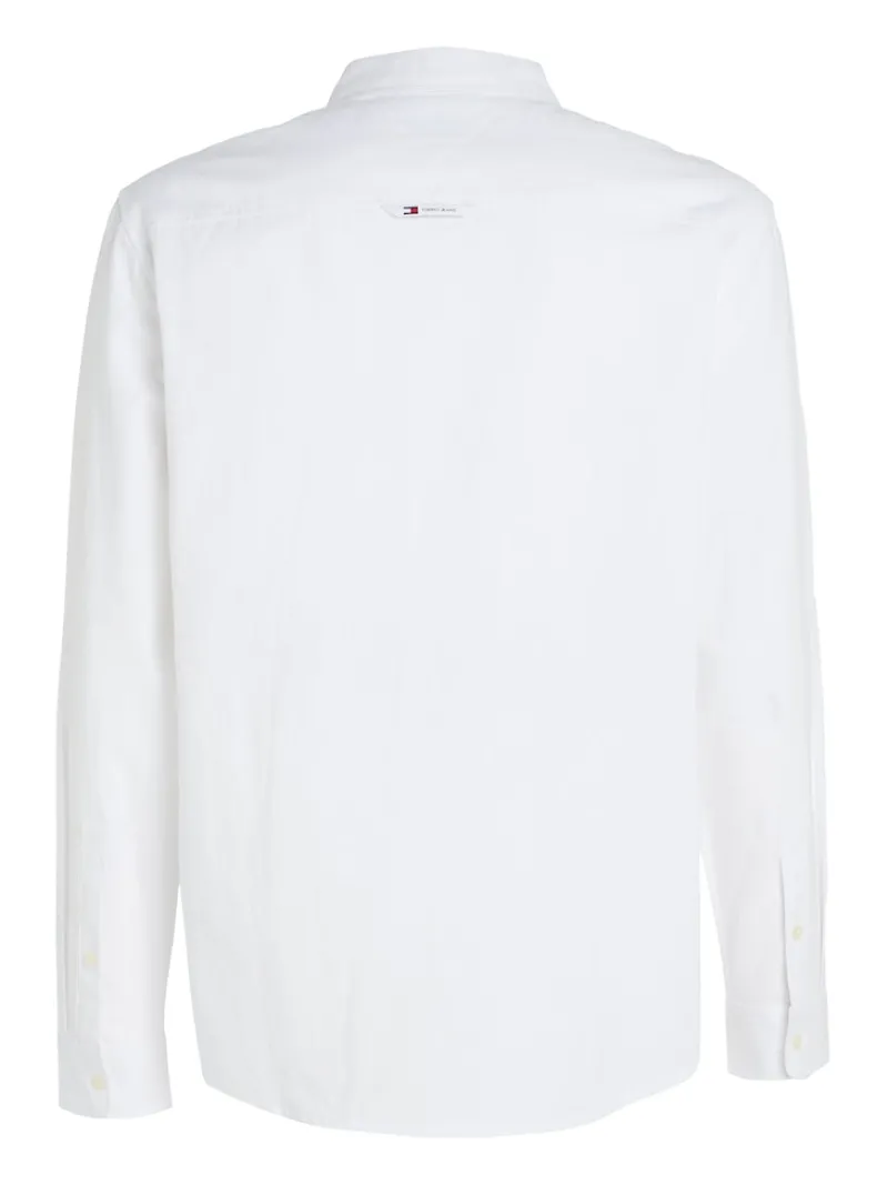 Tommy Jeans Hemden|Big Boys*TJM REG LINEN BLEND SHIRT white