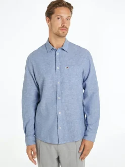 Tommy Jeans Hemden|Big Boys*TJM REG LINEN BLEND SHIRT charmed