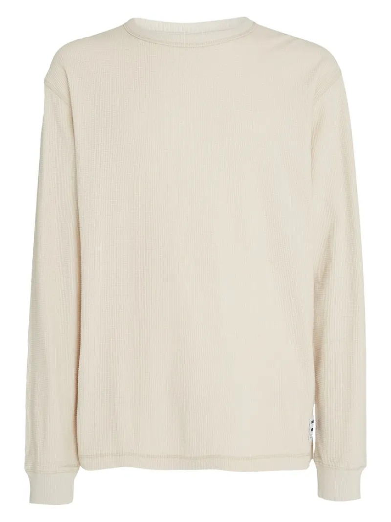 Tommy Jeans Shirts|Big Boys*TJM REG LS WAFFLE TEE newsprint