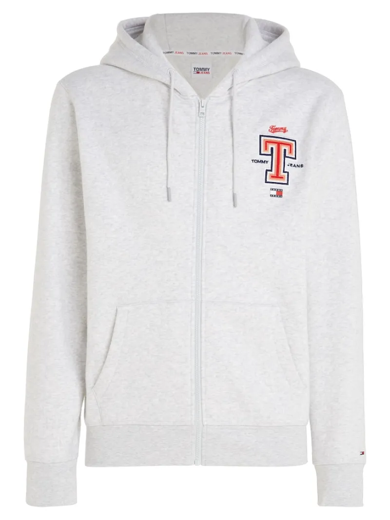 Tommy Jeans Pullover & Sweatshirts*TJM REG MODERN SPORT T ZIPTHRU silver grey htr