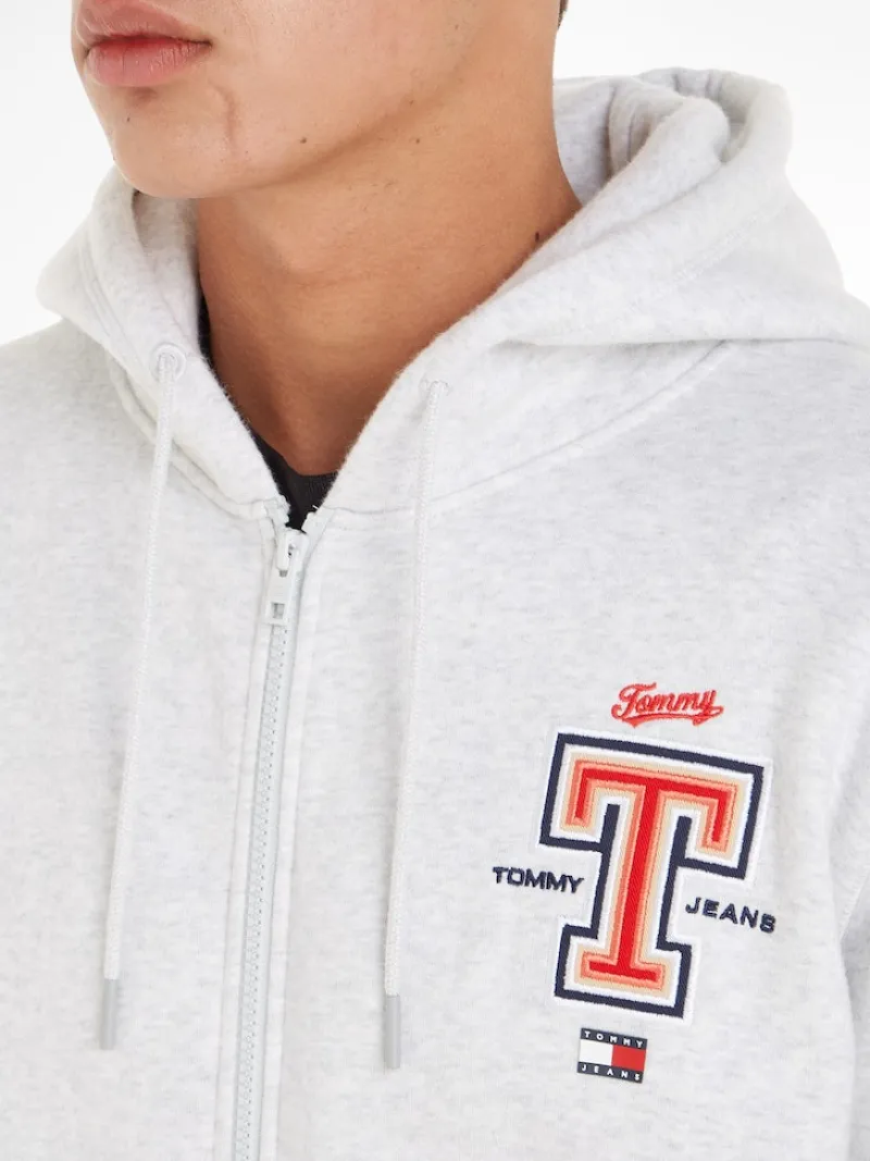 Tommy Jeans Pullover & Sweatshirts*TJM REG MODERN SPORT T ZIPTHRU silver grey htr