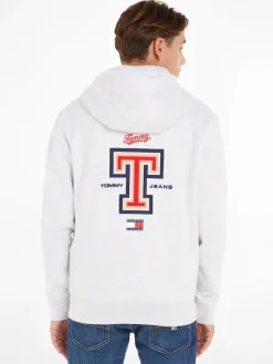 Tommy Jeans Pullover & Sweatshirts*TJM REG MODERN SPORT T ZIPTHRU silver grey htr