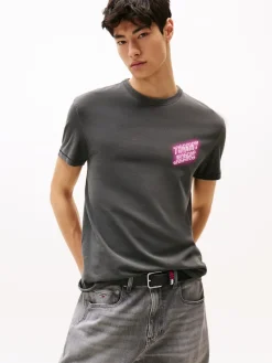 Tommy Jeans Shirts*TJM REG NOVELTY FAIR TEE EXT Black