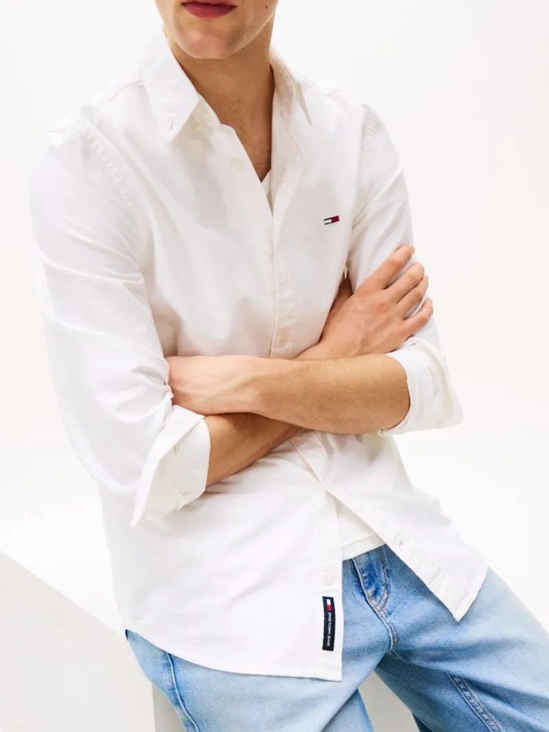 Tommy Jeans Hemden|Big Boys*TJM REG OXFORD SHIRT EXT ecru