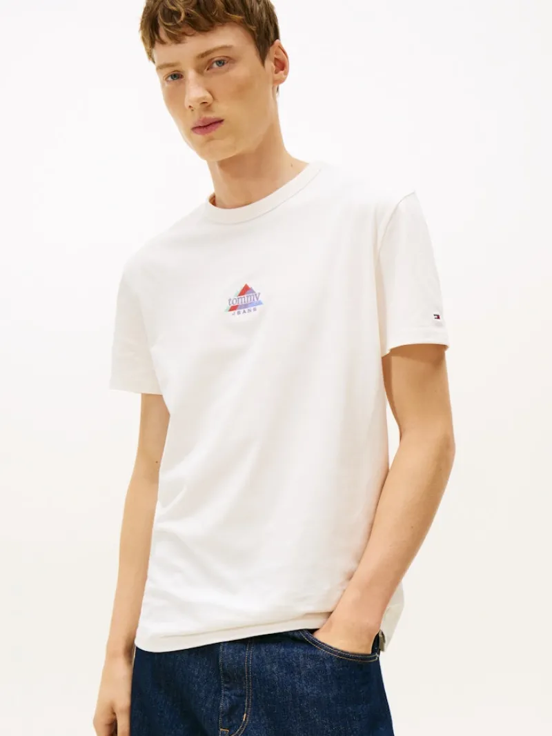 Tommy Jeans Shirts*TJM REG PEAKS SS TEE ancient white