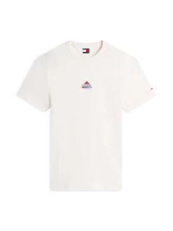 Tommy Jeans Shirts*TJM REG PEAKS SS TEE ancient white