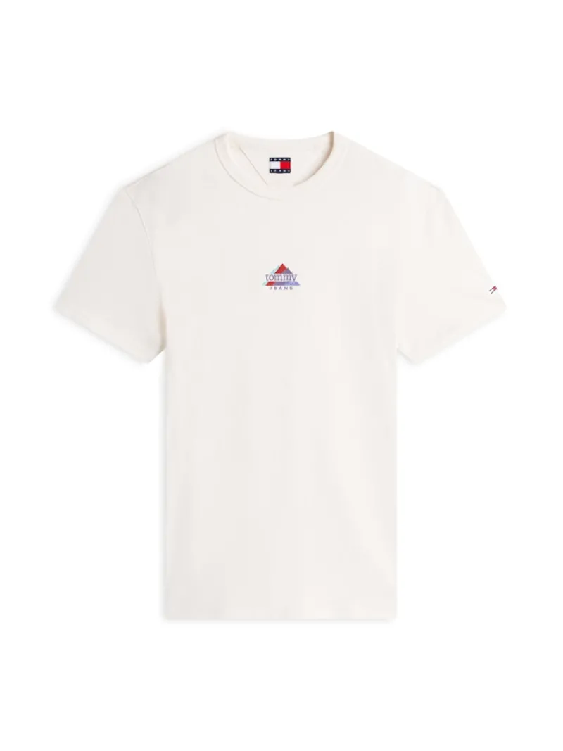 Tommy Jeans Shirts*TJM REG PEAKS SS TEE ancient white