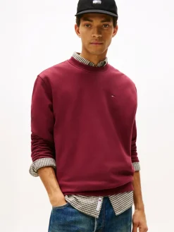 Tommy Jeans Pullover & Sweatshirts*TJM REG S FLAG CREW EXT red wine