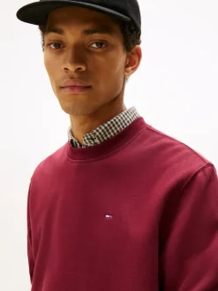 Tommy Jeans Pullover & Sweatshirts*TJM REG S FLAG CREW EXT red wine