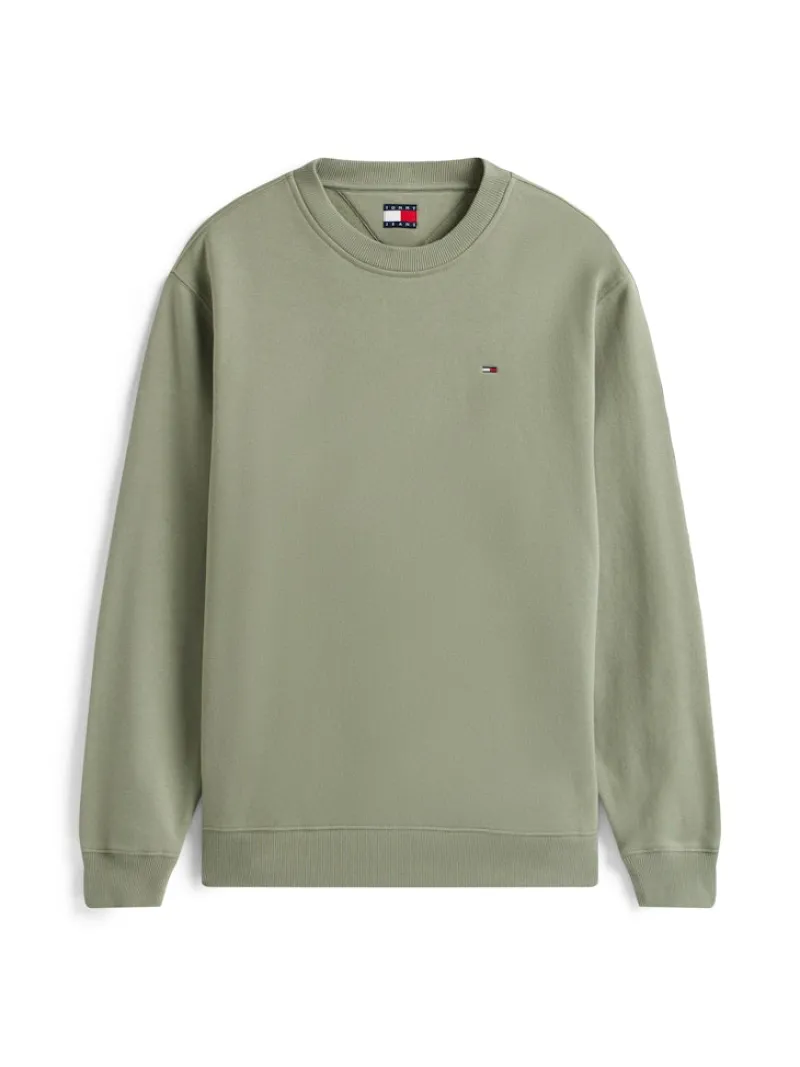 Tommy Jeans Pullover & Sweatshirts*TJM REG S FLAG CREW EXT utility sage
