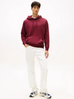 Tommy Jeans Pullover & Sweatshirts|Big Boys*TJM REG S FLAG HOODIE EXT red wine
