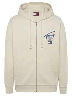 Tommy Jeans Pullover & Sweatshirts|Big Boys*TJM REG SIG TWIST ZIPTHRU EXT newsprint