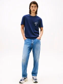 Tommy Jeans Shirts*TJM REG SIGN CITY TEE EXT dark night navy