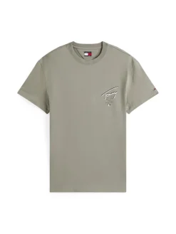 Tommy Jeans Shirts*TJM REG SIGN CITY TEE EXT utility sage