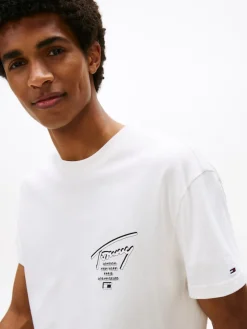 Tommy Jeans Shirts*TJM REG SIGN CITY TEE EXT ancient white