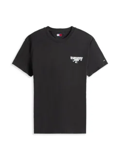 Tommy Jeans Shirts|Big Boys*TJM REG SIGNATURE CITY TEE Black