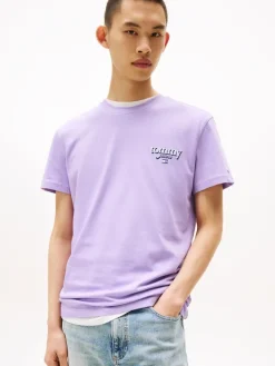 Tommy Jeans Shirts|Big Boys*TJM REG SIGNATURE CITY TEE ophelia purple