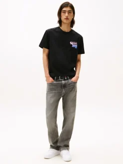 Tommy Jeans Shirts*TJM REG STACK BACKPRINT TEE EXT Black