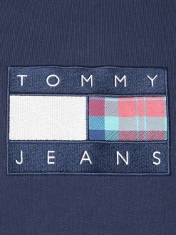 Tommy Jeans Pullover & Sweatshirts*TJM REG TARTAN FLAG CREW twilight navy