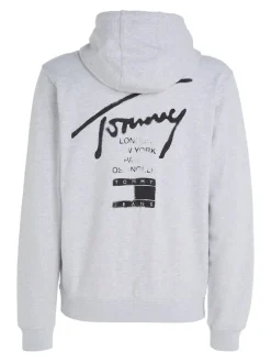 Tommy Jeans Pullover & Sweatshirts*TJM REG TOMMY SPRAY PAINT HOODIE silver grey