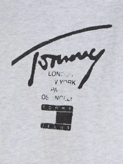 Tommy Jeans Pullover & Sweatshirts*TJM REG TOMMY SPRAY PAINT HOODIE silver grey