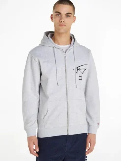 Tommy Jeans Pullover & Sweatshirts*TJM REG TOMMY SPRAY PAINT HOODIE silver grey