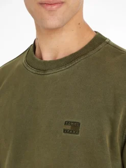 Tommy Jeans Pullover & Sweatshirts*TJM REG TONAL BADGE CNECK drab olive green