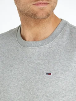 Tommy Jeans Pullover & Sweatshirts*TJM REGULAR FLEECE C NECK lt grey htr