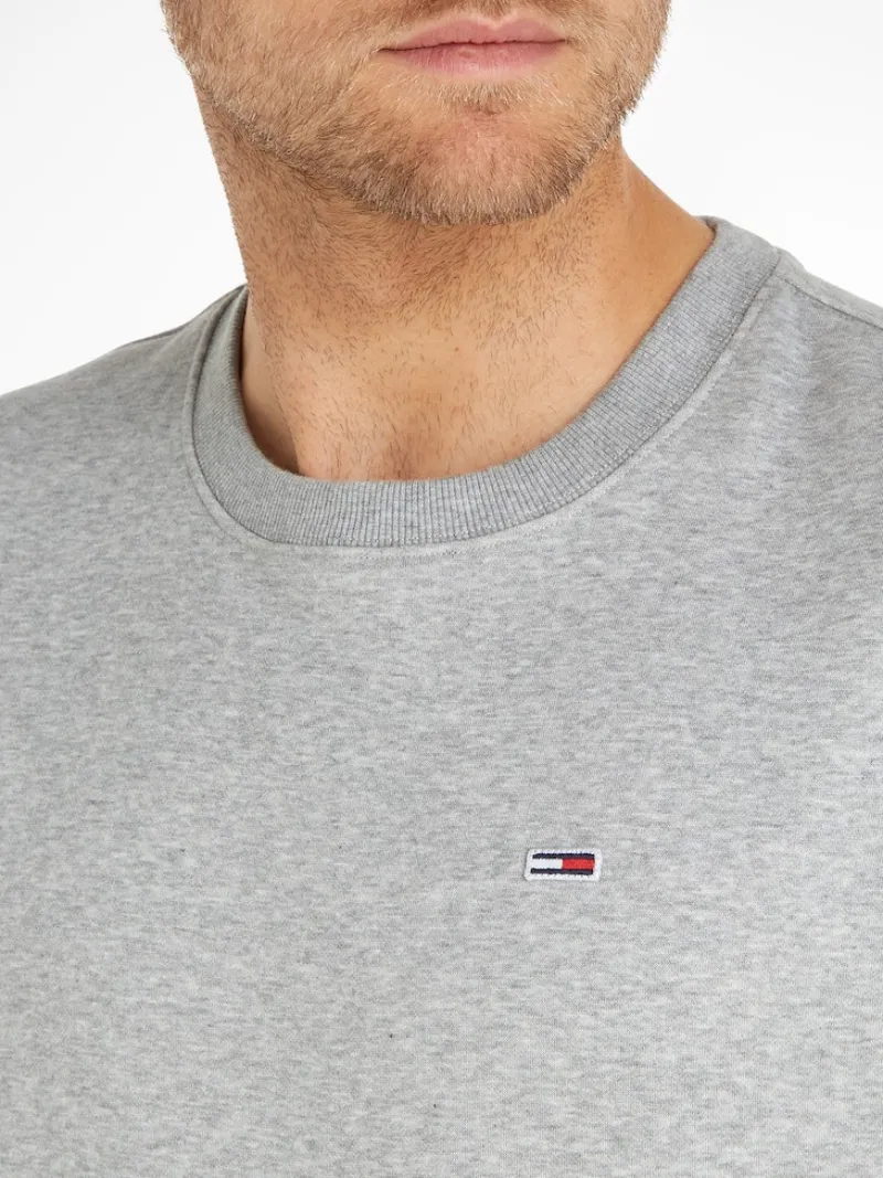 Tommy Jeans Pullover & Sweatshirts*TJM REGULAR FLEECE C NECK lt grey htr