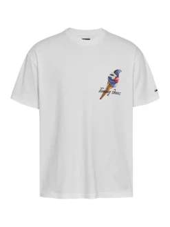 Tommy Jeans Shirts|Big Boys*TJM RLX NOVELTY 2 GMD TEE ecru