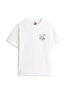 Tommy Jeans Shirts|Big Boys*TJM RLX NOVELTY GRAPHIC 3 S/S T ecru