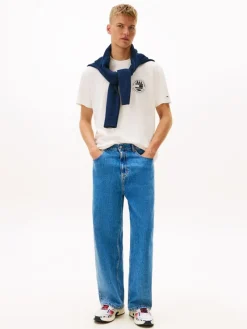 Tommy Jeans Shirts|Big Boys*TJM RLX OUTDOOR SS TEE EXT ancient white