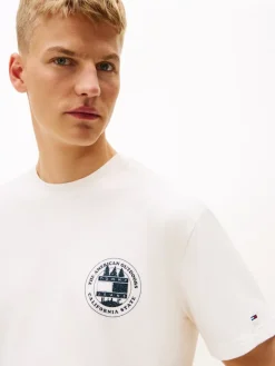 Tommy Jeans Shirts|Big Boys*TJM RLX OUTDOOR SS TEE EXT ancient white